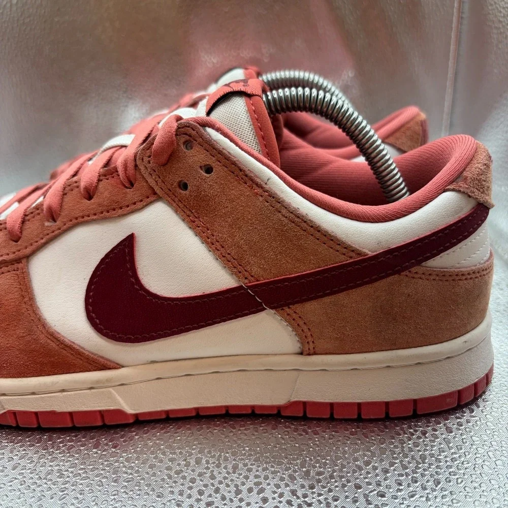 Size‎ 10 Nike Wmns Dunk Low Valentines Day White Red Womens Shoes FQ7056-100